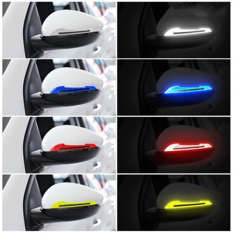 Warning Mirror Sticker 1 Set Sticker Warn on Car Rearview Mirror Car Reflective Stickers ...