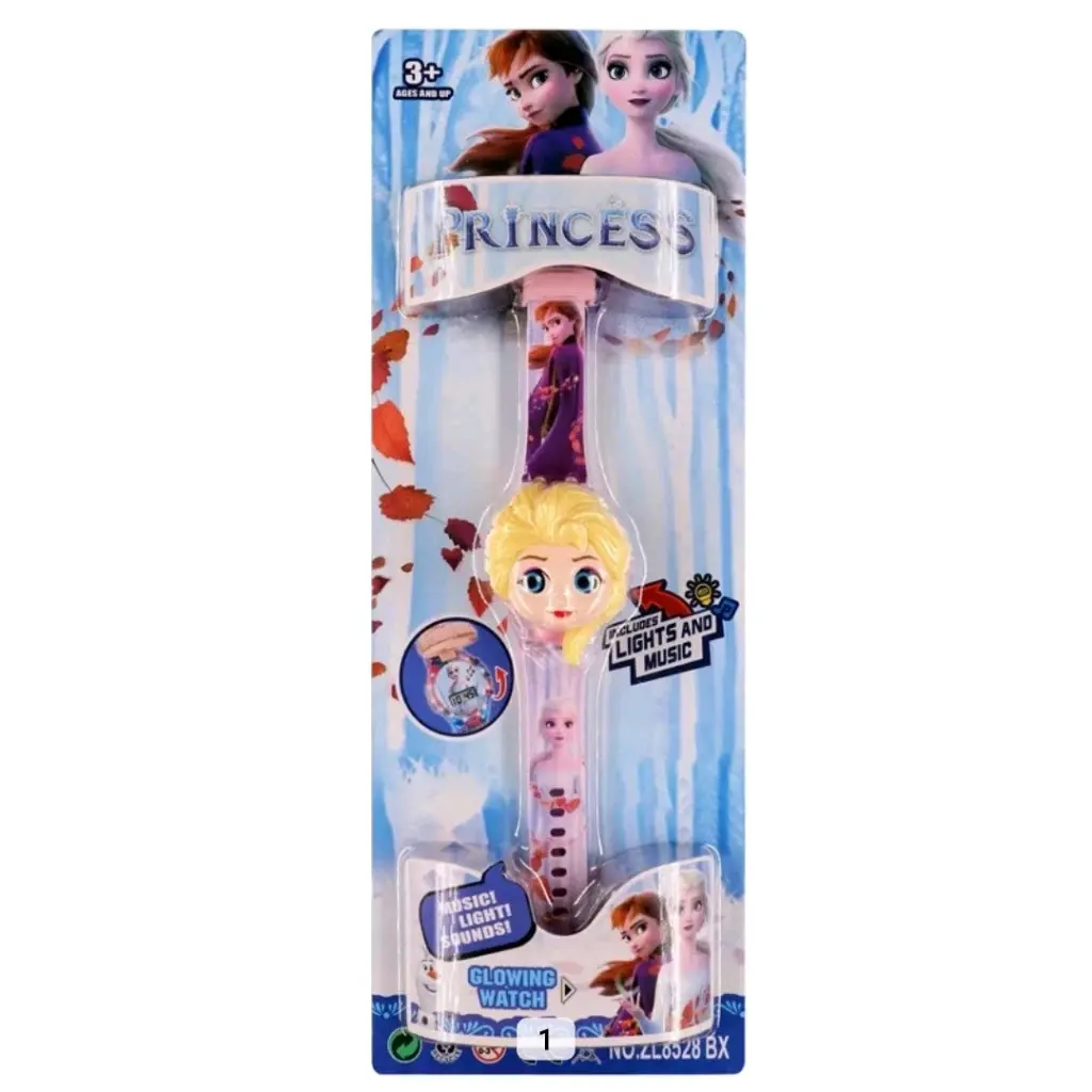 Jam tangan anak karakter frozen 2 lucu musik Karakter Kartun