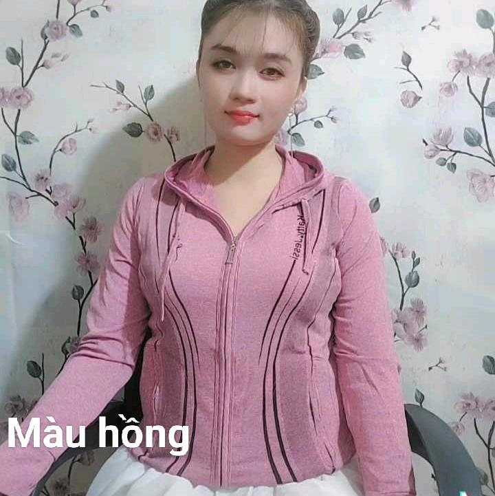 Áo khoác đốm có nón chống nắng áo có 4 túi tay có xỏ ngón chất Thun lạnh Nữ 3