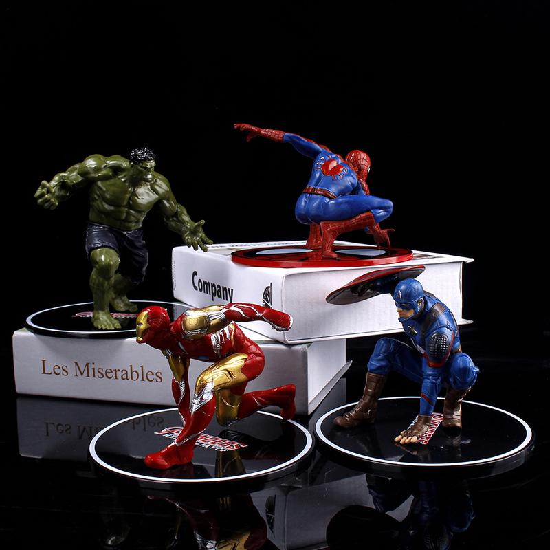 Mô hình người nhện Spiderman - Marvel ( có khớp cử động có đèn led) chi tiết sắc nét 7