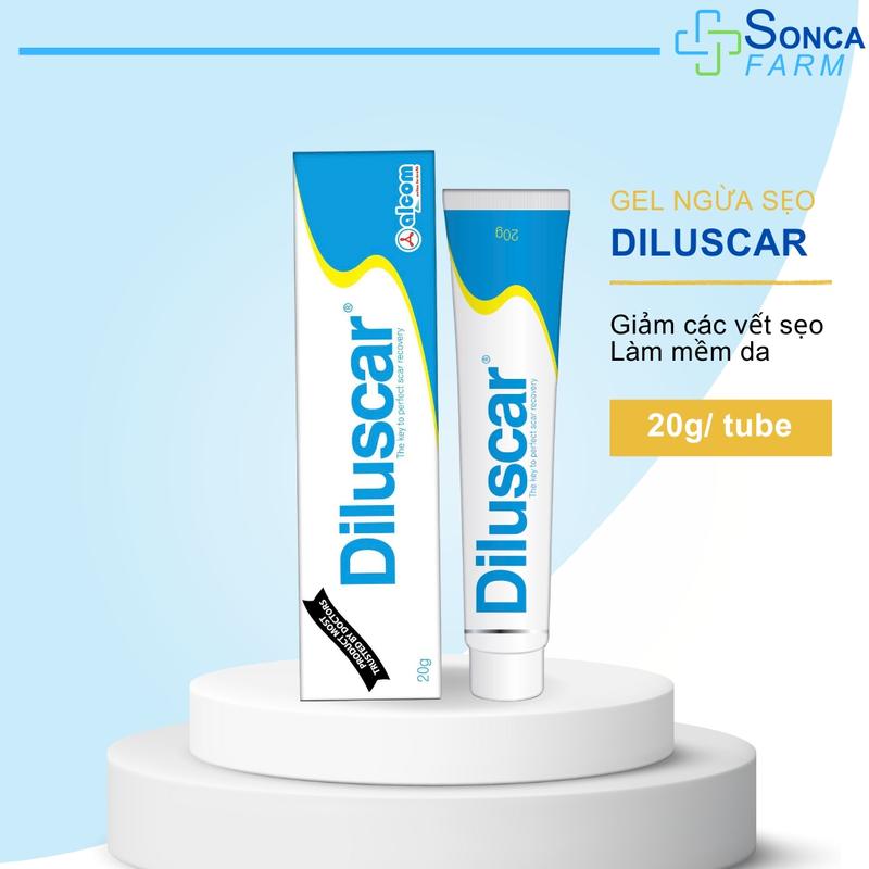 Gel Liền Sẹo Diluscar  20g - Giảm Sẹo Lồi, Sẹo Lõm Gel Chăm Sóc Da 5