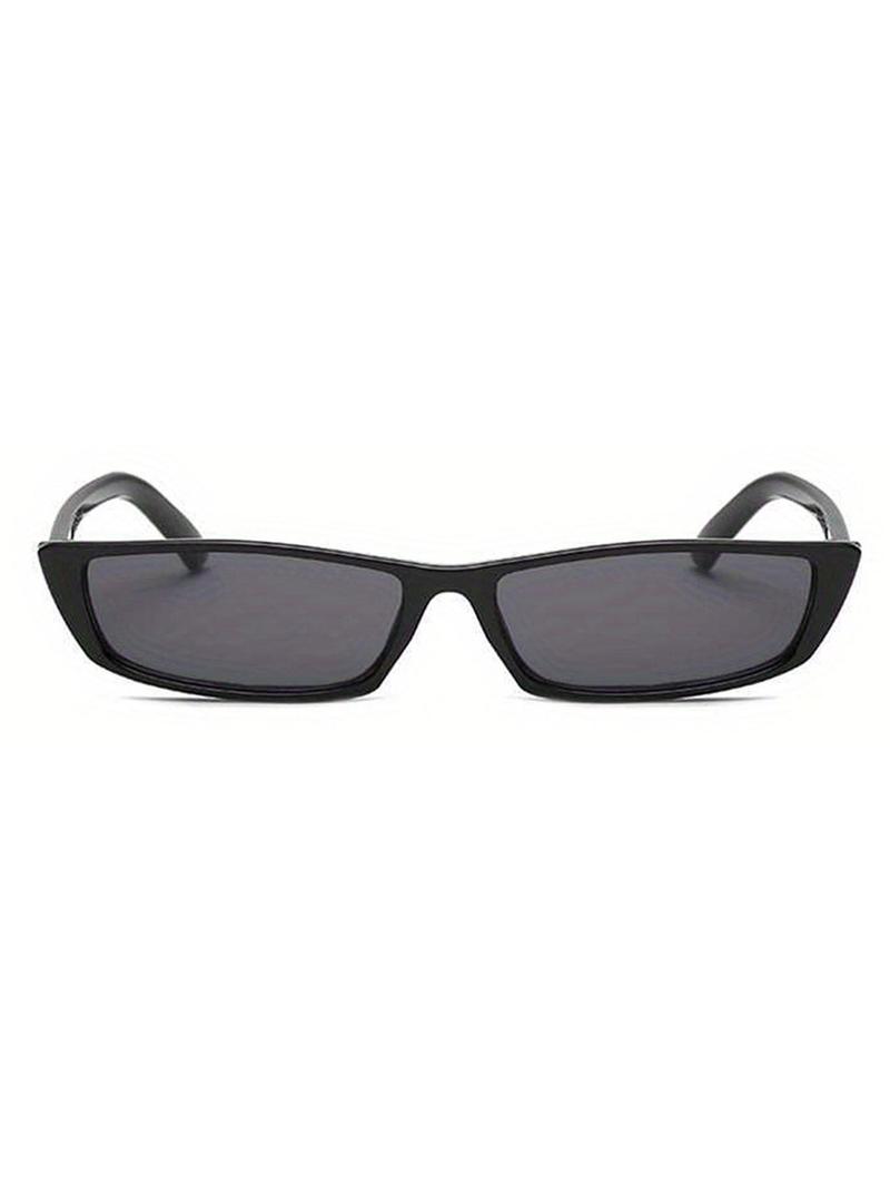 Product Introduction of Unisex Vintage Simple Style Sunglasses (1 Pair), Trendy Casual Flat Top Sunglasses for Everyday Use, Retro Fashion Accessories for Outdoor Activities 10