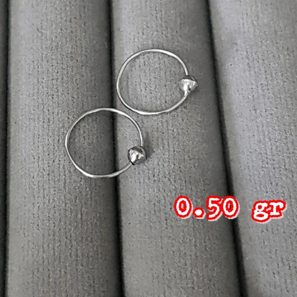 anting anak Gipsy bola 0.50grm