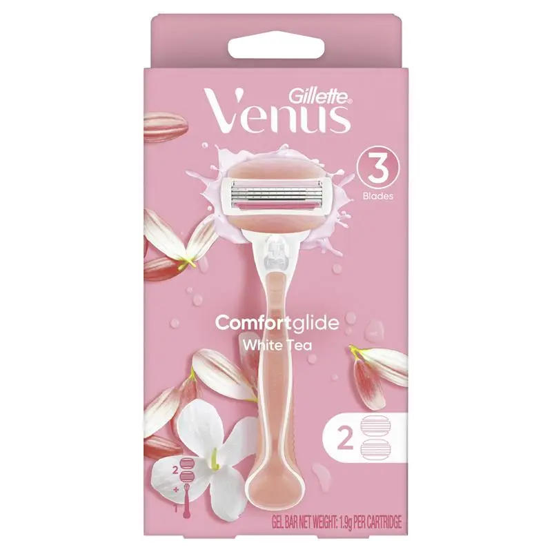 Dao cạo nữ 3 lưỡi Venus Comfortglide White Tea / Spa Breeze  Bill Chemist Warehouse - Úc - linhsstore
