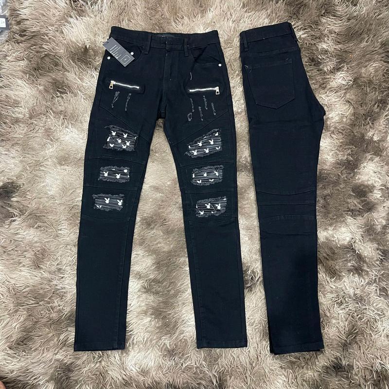 Product Introduction of quần jean nam vá thêu họa tiết 15