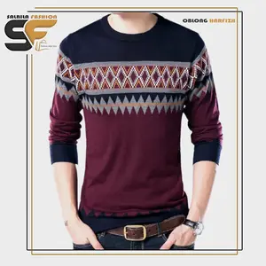 Sweter Rajut Cowok Terbaru 2023 Jahitan Rapi Simpel Kekinian Elegan Tidak Panas