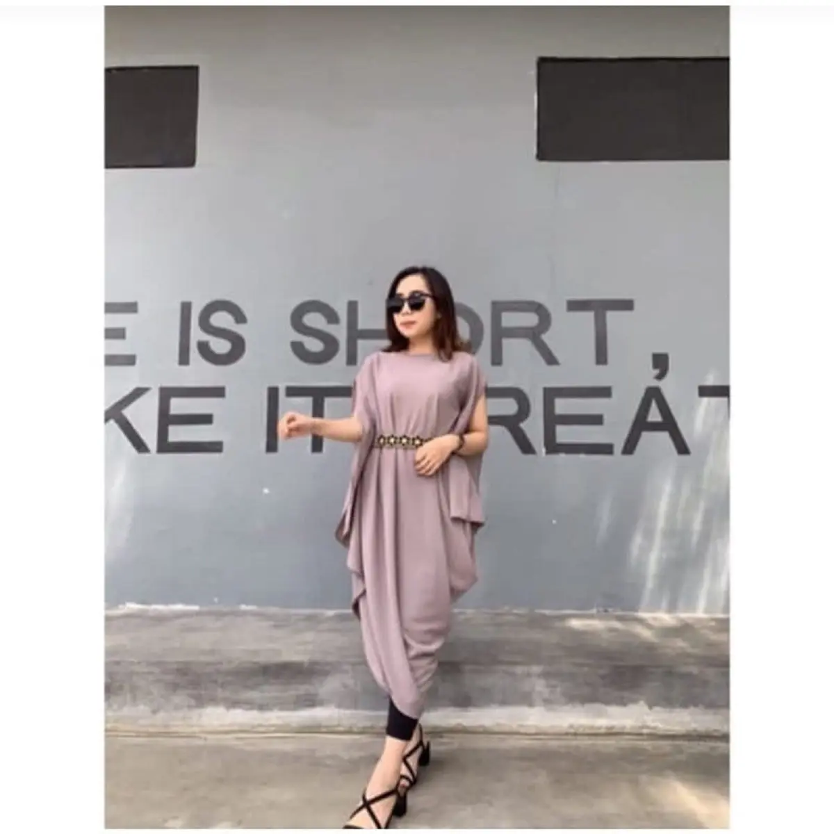 Outer Kaftan Rinjani Gamis kondangan Baju Lebaran 2024   Muslim Wanita Dress Pesta Dewasa