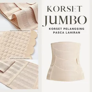 Korset Pengecil Perut Korset Pelangsing Perut Buncit Gurita Perekat Jumbo Pembentuk Tubuh dan Pengecil Perut Stagen Wanita xl milo shapewear korsetkorea korset  viral