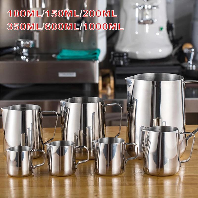 Stainless Steel Milk Frothing Pitcher Espresso Steam Coffee Barista Craft Latte Cappuccino Milk Cream Cup Frothing Jug Pitcher Pour 0