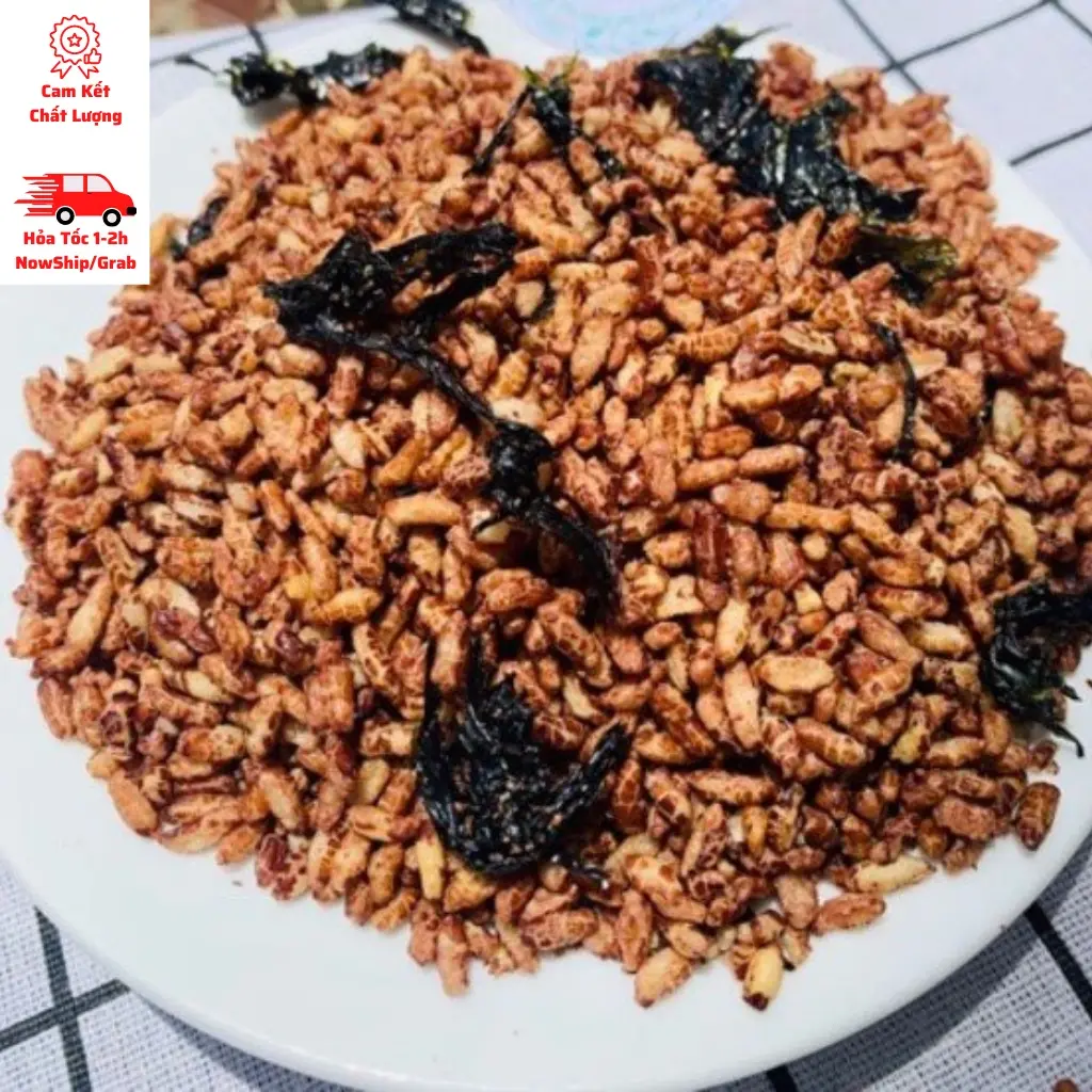 Gạo Lứt Rong Biển Sấy Giòn Ngon hỗ trợ Ăn Kiêng, ăn vặt hiệu quả Meganuty