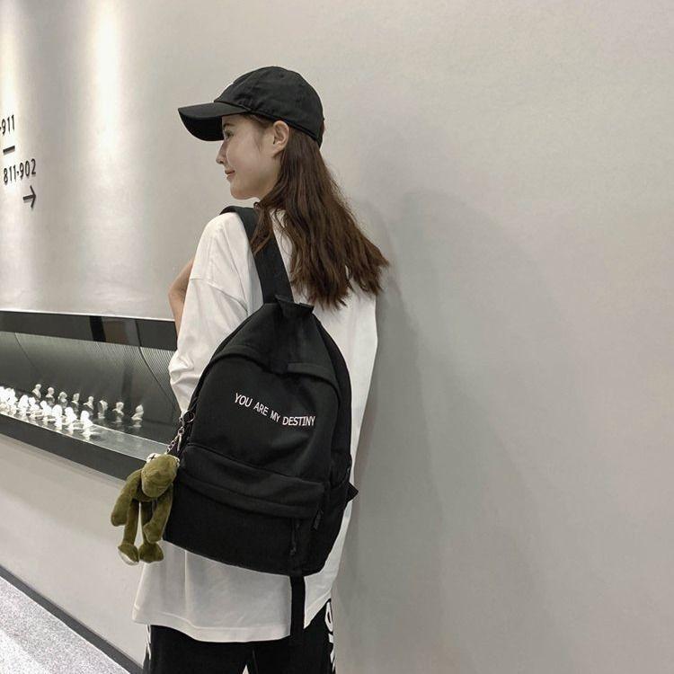 Ba Lô, Dành Cho Nam Giới, Sinh Viên Đại Học, Dễ Phối Đồ, Cặp Sách Của Bé Gái, Phong Cách Hàn Quốc, Học Sinh Trung Học, Ba Lô Harajuku Ulzzang 1