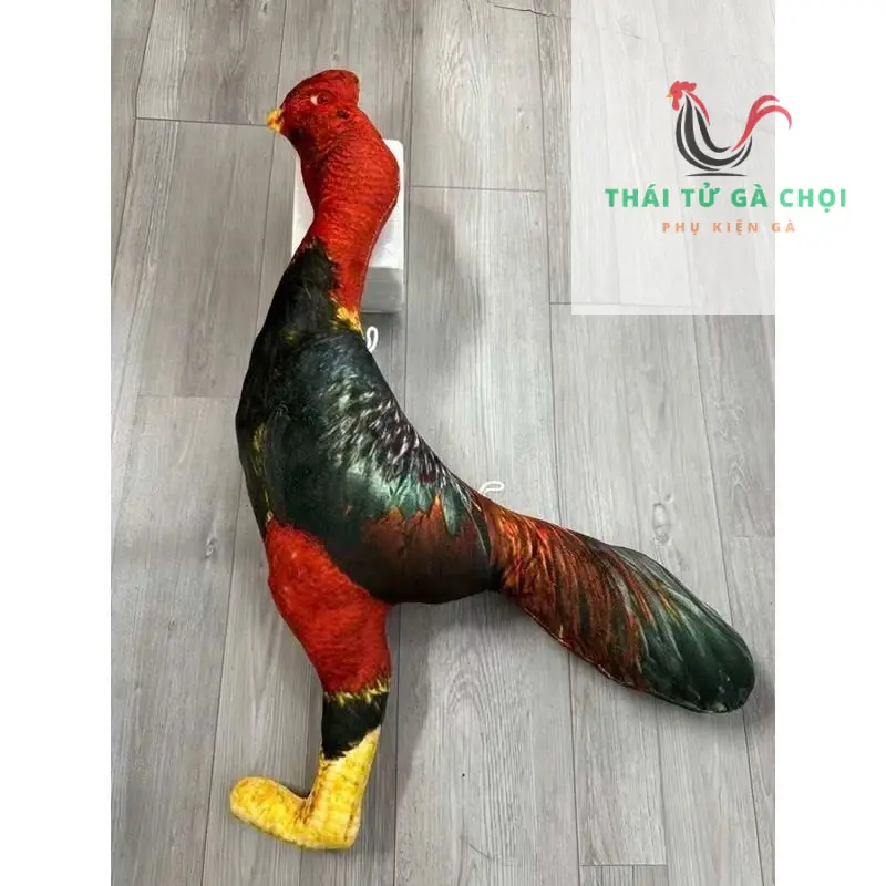 Gà bông 5D đỏ tập thể dục cho gà chọi thái tử gà chọi