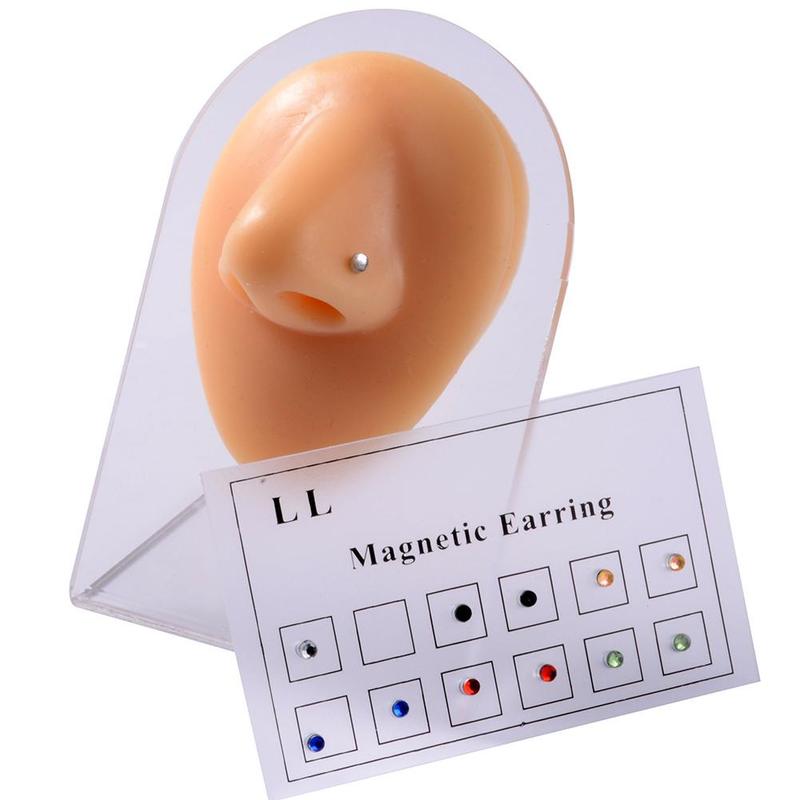 Product Introduction of Miếng Dán Thẻ, 12 Cái, Từ Tính, Không Xỏ Lỗ, Cho Tai, Môi Và Khuyên Mũi 21
