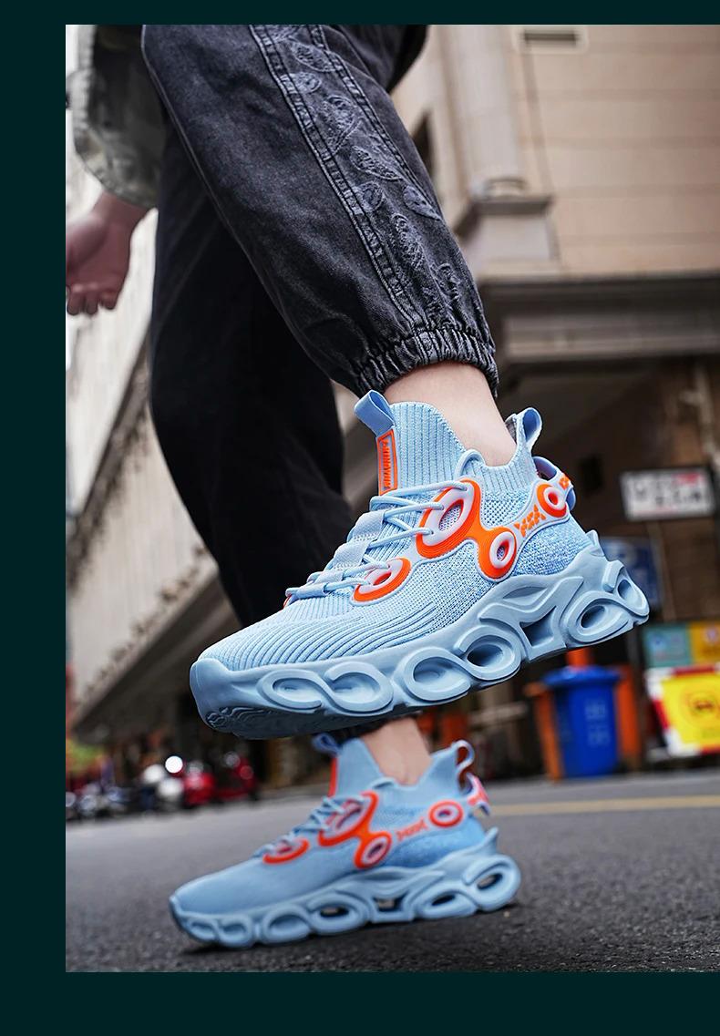 Custom New Running Shoes for Man Athletic Training Platform Sport Shoes Outdoor Casual Mesh Walking Sneakers for Men Trainers Sports Shoes_voghion.com