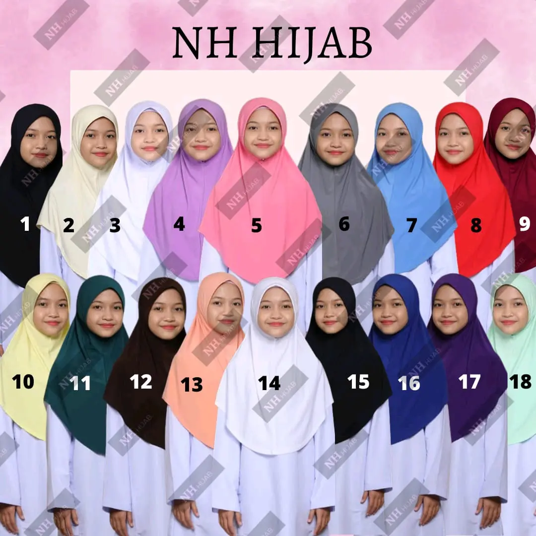 tudung sekolah awning scuba