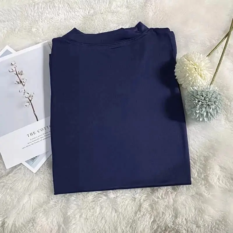 Manset anak perempuan 5 sampai 10 tahun bahan soft adem / Baju kaos manset anak lengan panjang / Mangset anak perempuan Hitam Putih 4