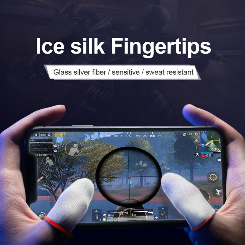Product Introduction of Vỏ Điện Thoại Di Động Bằng Sợi Thủy Tinh Màu Bạc Để Chơi Game, Vỏ Ngón Tay Chống Mồ Hôi, Găng Tay Đầu Ngón Tay Trò Chơi Di Động, Chống Trượt, Chống Mồ Hôi, Màn Hình Cảm Ứng, Tay Áo Ngón Tay, Vỏ Đầu Ngón Tay Thoáng Khí 24