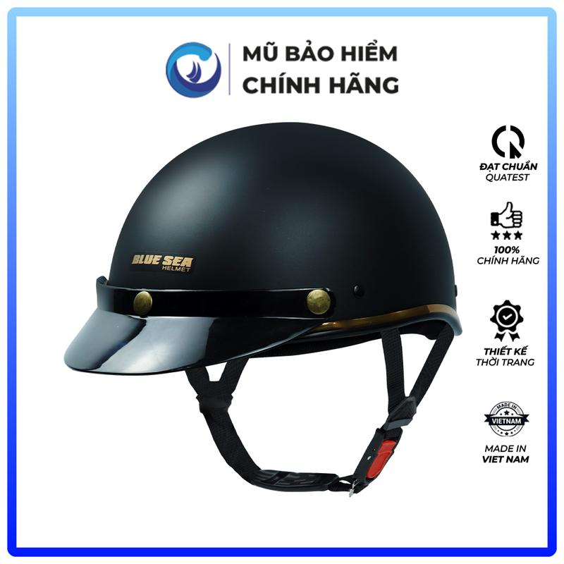 Mũ bảo hiểm 1/2 đầu, nửa đầu BLUESEA A366 - Đủ Màu Sơn - Thời trang - Freezise - Chính hãng