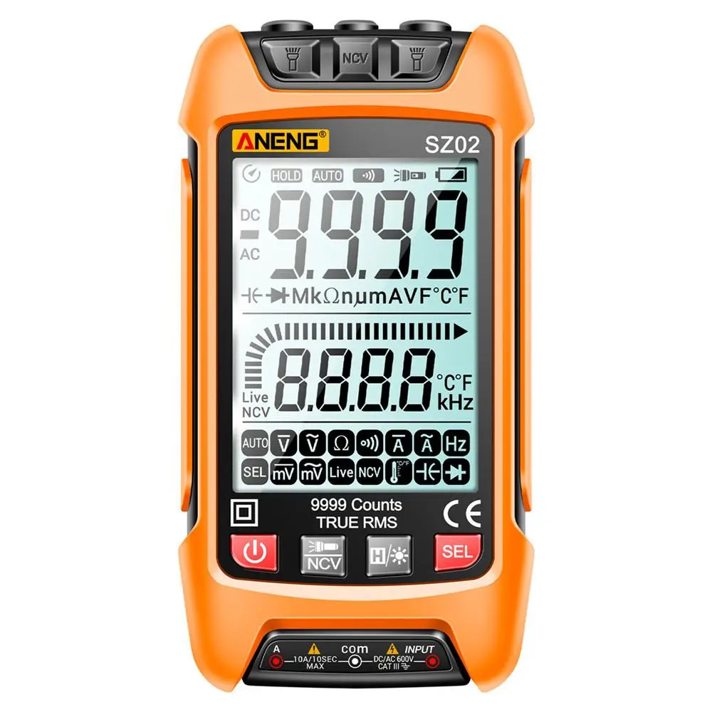Digital Smart Multimeter, Digital Multimeter with LCD Display, Handheld Multimeter for Home Use, Boyfriend Gift