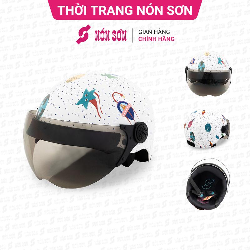 Mũ bảo hiểm có kính NÓN SƠN chính hãng BKP-TR089