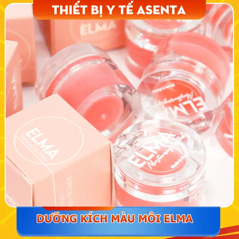 Son dưỡng môi có màu Elma, Dưỡng kích màu môi sau xăm, ngừa thâm loang - Hũ/Son thỏi - Cosmetic, Mỹ Phẩm 1