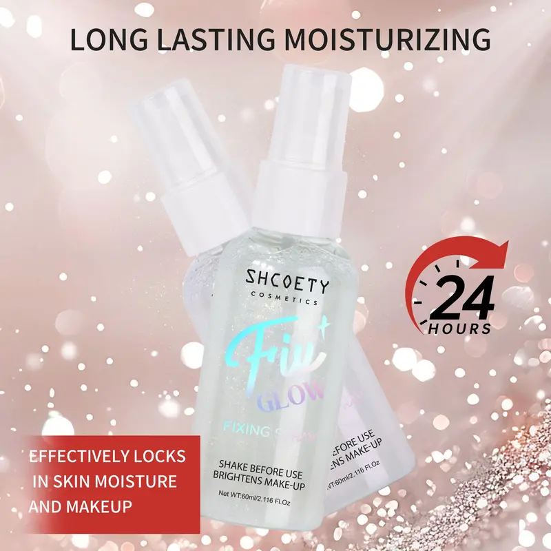 Long Lasting Makeup Setting Spray, 1 Count Oil Control Makeup Fixer Spray, Natural Makeup Finish Spray, Makeup Accessories for Women & Girls, Cosmetic 5