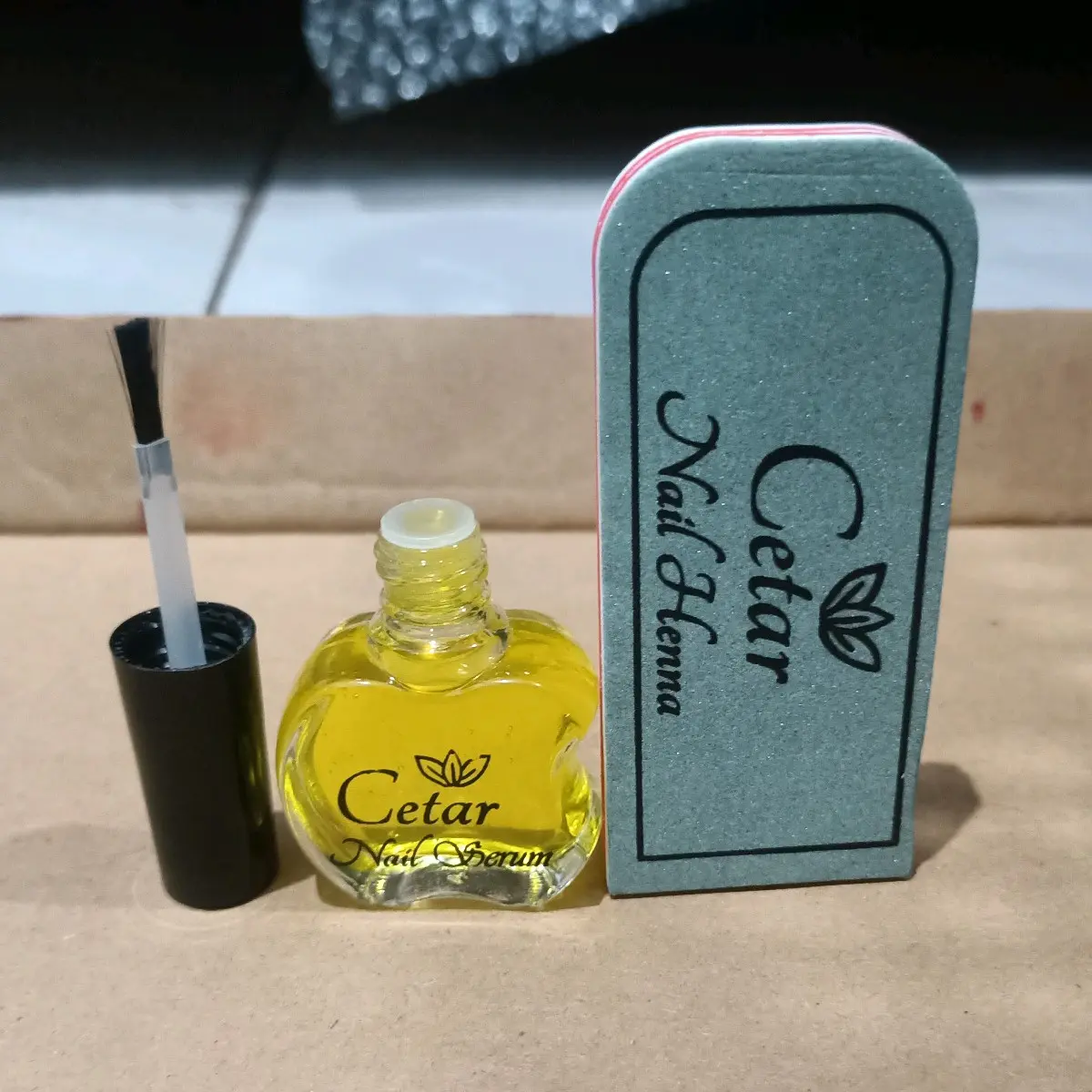 KUKU SEHAT BERKILAU 2IN1 [SERUM KUKU + PENGKILAP KUKU) CETAR NAIL HENNA