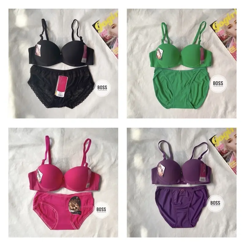Push up Bra | Set Dalaman Wanita | Bra Kawat, Bra set | Bra kawat busa tebal sedang | BH kawat | BH brukat | BRA, seserahan, bridal shower, wedding gift