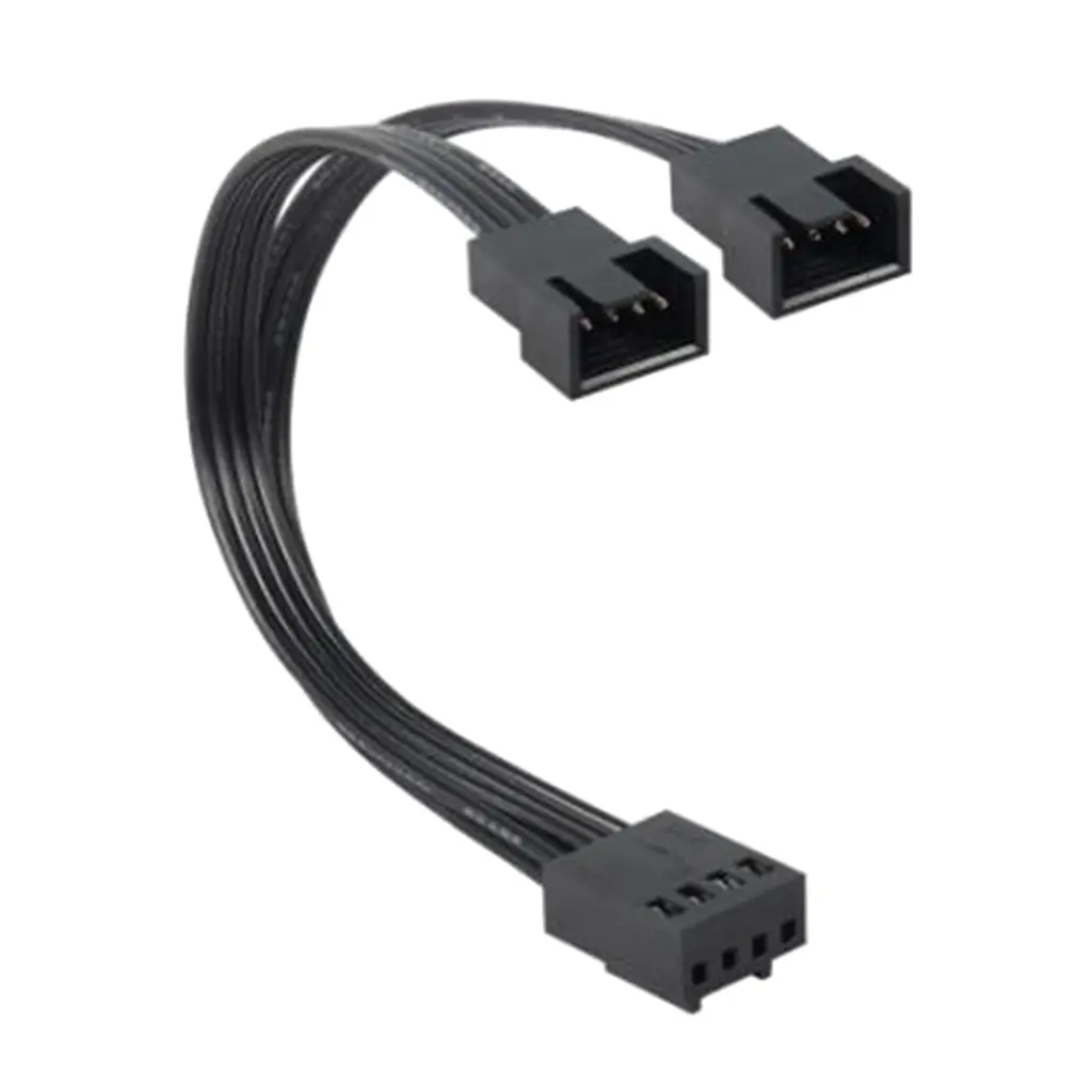 4Pin PWM Splitter Cable for Double Fan to Motherboard Enhances Airflows