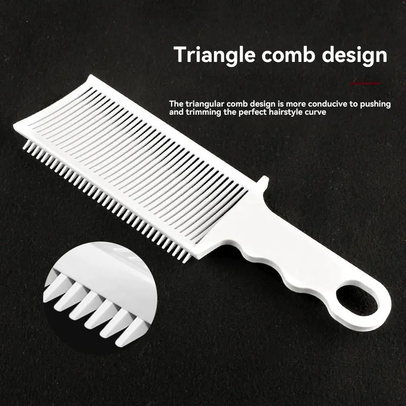 Lược Cắt Tóc, Chuyên Nghiệp, Lược Pha Trộn, Đầu Phẳng, Để Cắt Tóc, Dành Cho Nam Giới, Chịu Nhiệt, Bàn Chải Phai Màu, Dụng Cụ Tạo Kiểu Salon, Vẻ Đẹp Mất
