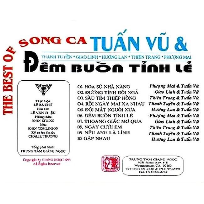 Bộ 2 Đĩa CD The Best of Song Ca Tuấn Vũ 4