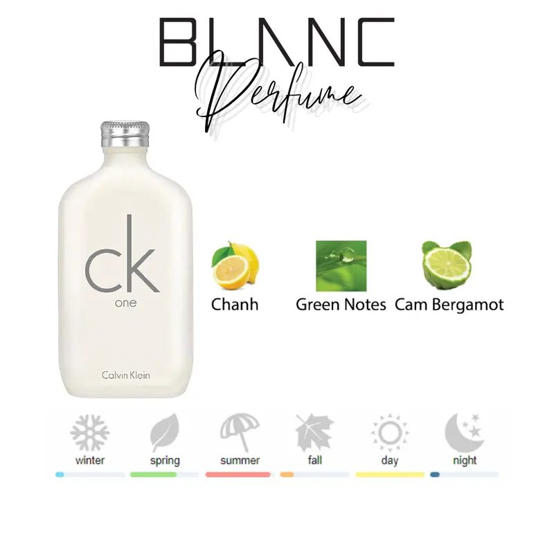Nước Hoa Calvin Klein CK One EDT Unisex Perfume Cosmetic Xịt Thơm 1