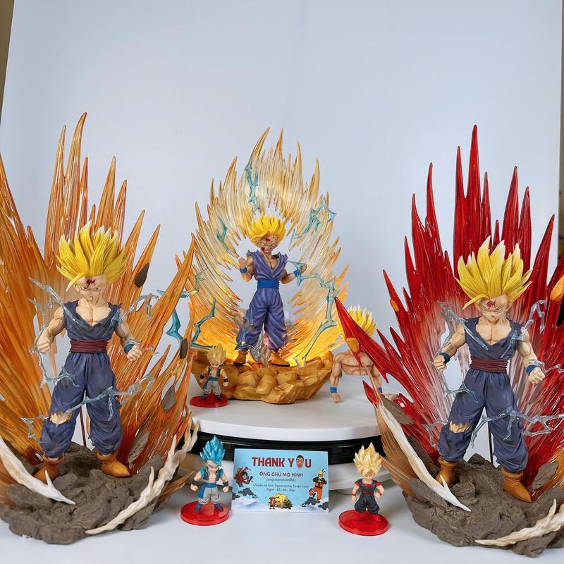 Mô Hình Gohan SSJ2 Trong Dragonball JT Studio 35cm Có Led Và Hiệu Ứng Cực Chất Ognchumohinh MH528 Toy Đồ Chơi