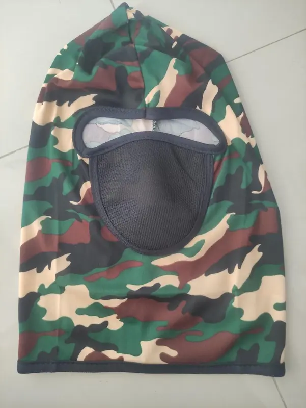 Masker Buff Pria Full Face Masker Ninja Motif Army Casual Katun COD 5