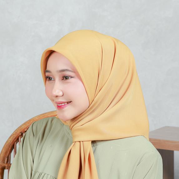LEYA -  ANNITA PREMIUM VOAL PLAIN SCARF WITH ZIPLOCK UKURAN 115x115 1