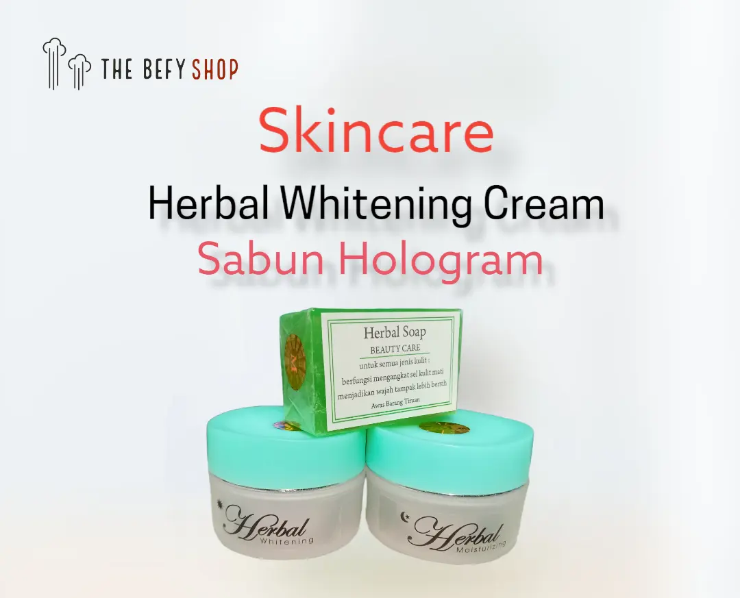 Herbal Cream Pencerah Wajah Sabun Hologram - Hijau
