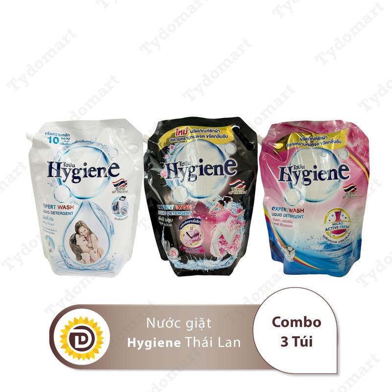 (CAMP ComBo 3 Túi) Nước Giặt Hygiene Thái Lan 1800ml/Túi Làm Sạch