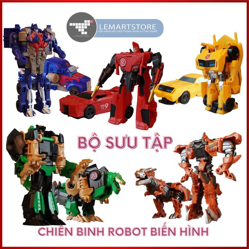 Robot biến hình Optimus ô tô khủng long transfomer mini đồ chơi dành cho bé trai từ LEMARTSTORE 