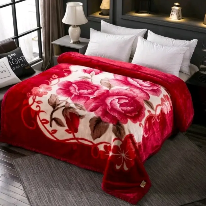 CHĂN TUYẾT NHUNG 2 LỚP CAO CẤP MỀM MỊN đủ kích thước 1m6-2m cân nặng thực tế 1.7kg .( nhận hàng trước tết) chăn  mùa  đông 2