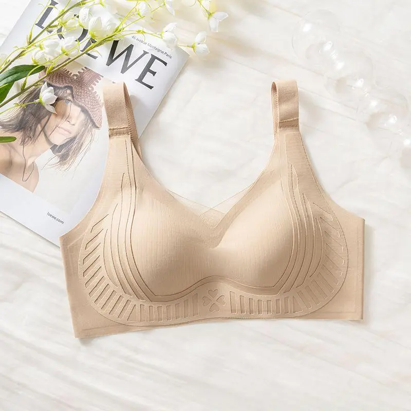 [SILKELLE]Anti-Gravity Lift Seamless Bra Pilates Adjustable Side Breast Collection Bra