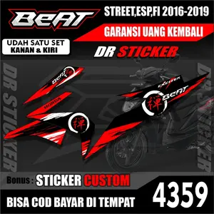 4359 COD Striping Beat Racing // Stiker Beat FI ESP STREET 2016 2017 2018 2019 Semifull