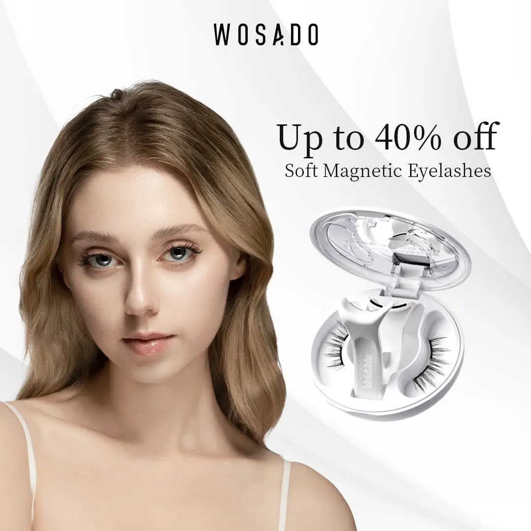 Soft Magnetic Eyelashes All-in-One Box, Reusable, Glue-Free, Waterproof, Lightweight, Natural Style Makeup