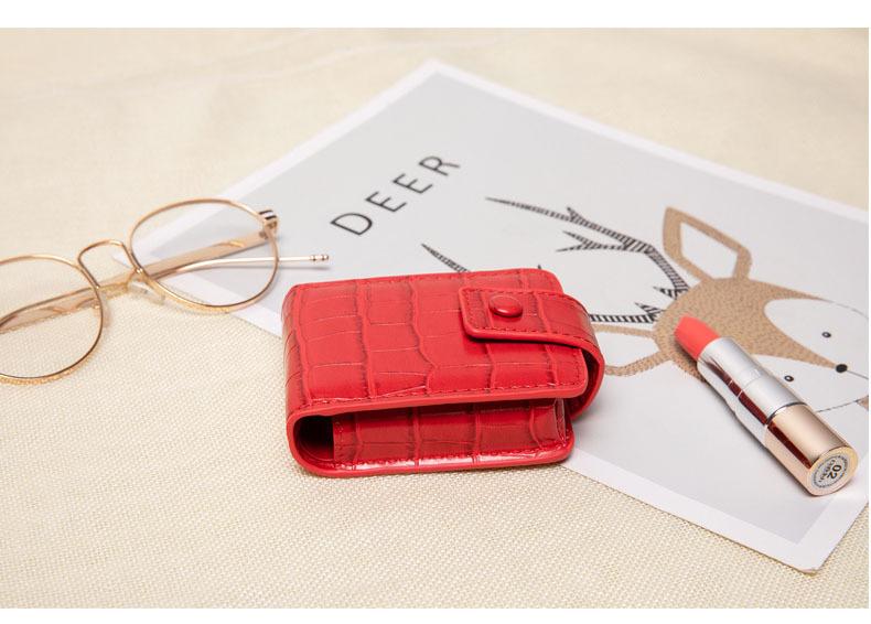 Product Introduction of Make Up Bags for Women Lipstick Cosmetic Bag with Mirror Travel Makeup Bag PU Mini Toiletry Organizer Pouch Storage косметичка 11