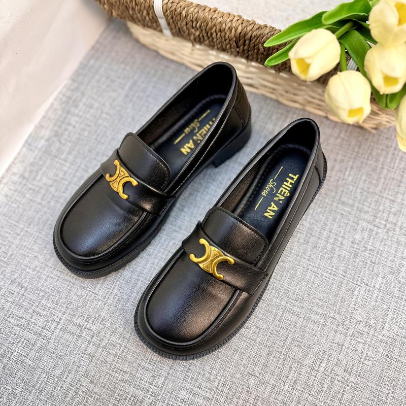 Giày moca nữ đế đốc khóa X da mềm Thiên An Shoes (Form rộng chốt giảm 1 Size)