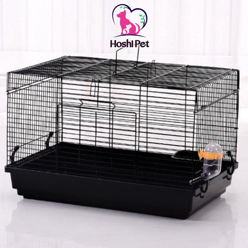 Lồng nuôi hamster size lớn Hoshi Pet LH09 - Lồng chuồng nuôi hamster tặng bình nước và bồn tắm