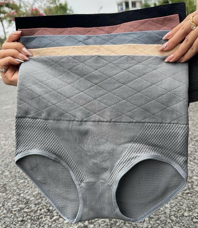 Set 5 Quần Lót Nữ Cạp Cao Gen V2 Chất Cotton Lạnh Thông Hơi Kết Hợp Nâng Mông Mặc Hàng Ngày 212 Women