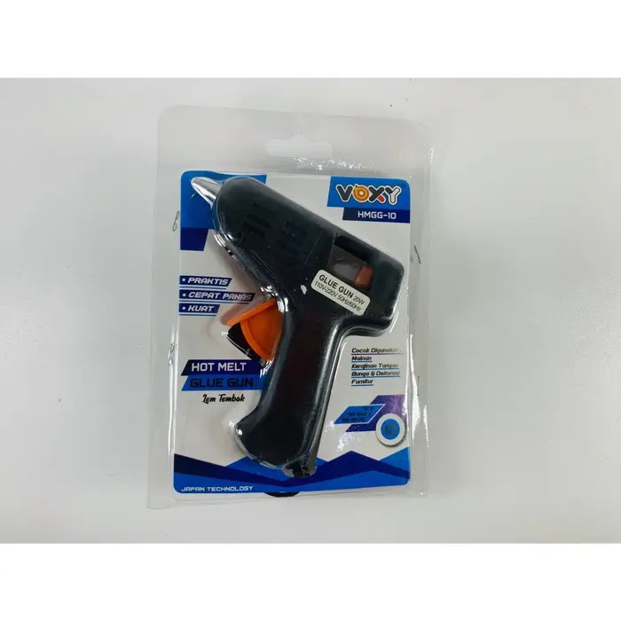 (Gratis isi lem 5 pcs) Glue Gun Mesin Lem Tembak - Hot melt Glue gun - Cocok untuk DIY, Kerajinan, dan Reparasi - Aman dan Tahan Lama - Biru Baru 5