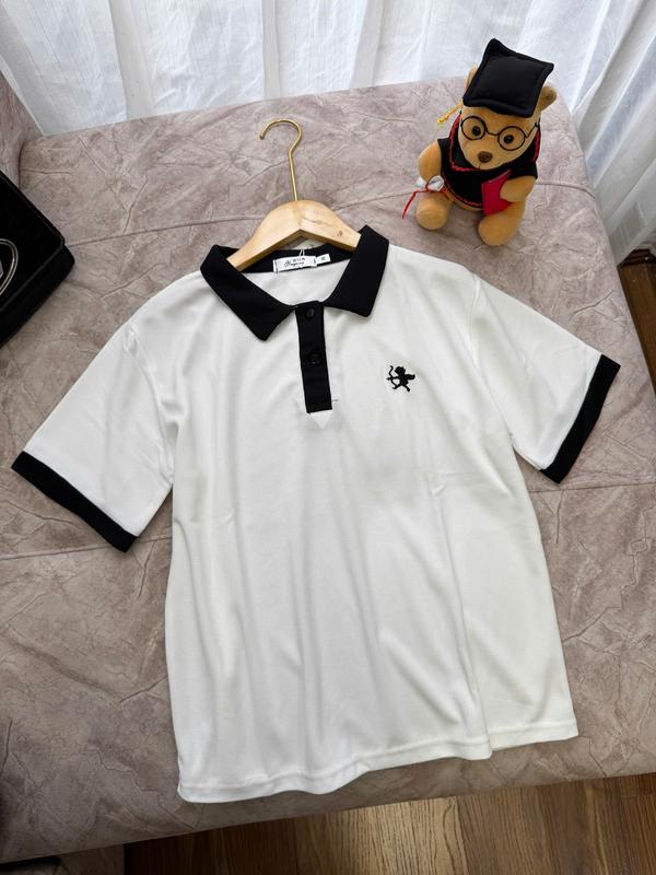 Áo Polo Women Chất Tổ Ong 2 Da Cao Cấp Thấm Hút Mồ Hôi Thêu Tim, Thêu Mèo, Thêu Cupid, Thêu Thỏ 7