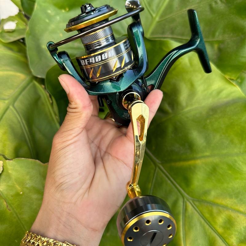 Máy câu cá Yolo BF mạ vàng siêu cute ( Giá có thể thay đổi khi hết khuyến mãi ) Fishing Đi Câu Nam Tay Quay Bắt Cá