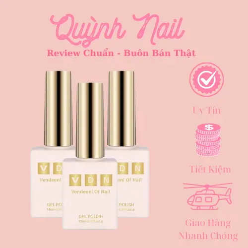 Sơn mắt mèo bạc-nâu-hồng VEDEENI lẻ siêu sáng [ QUỲNH NAIL - REVIEW CHUẨN ] 0